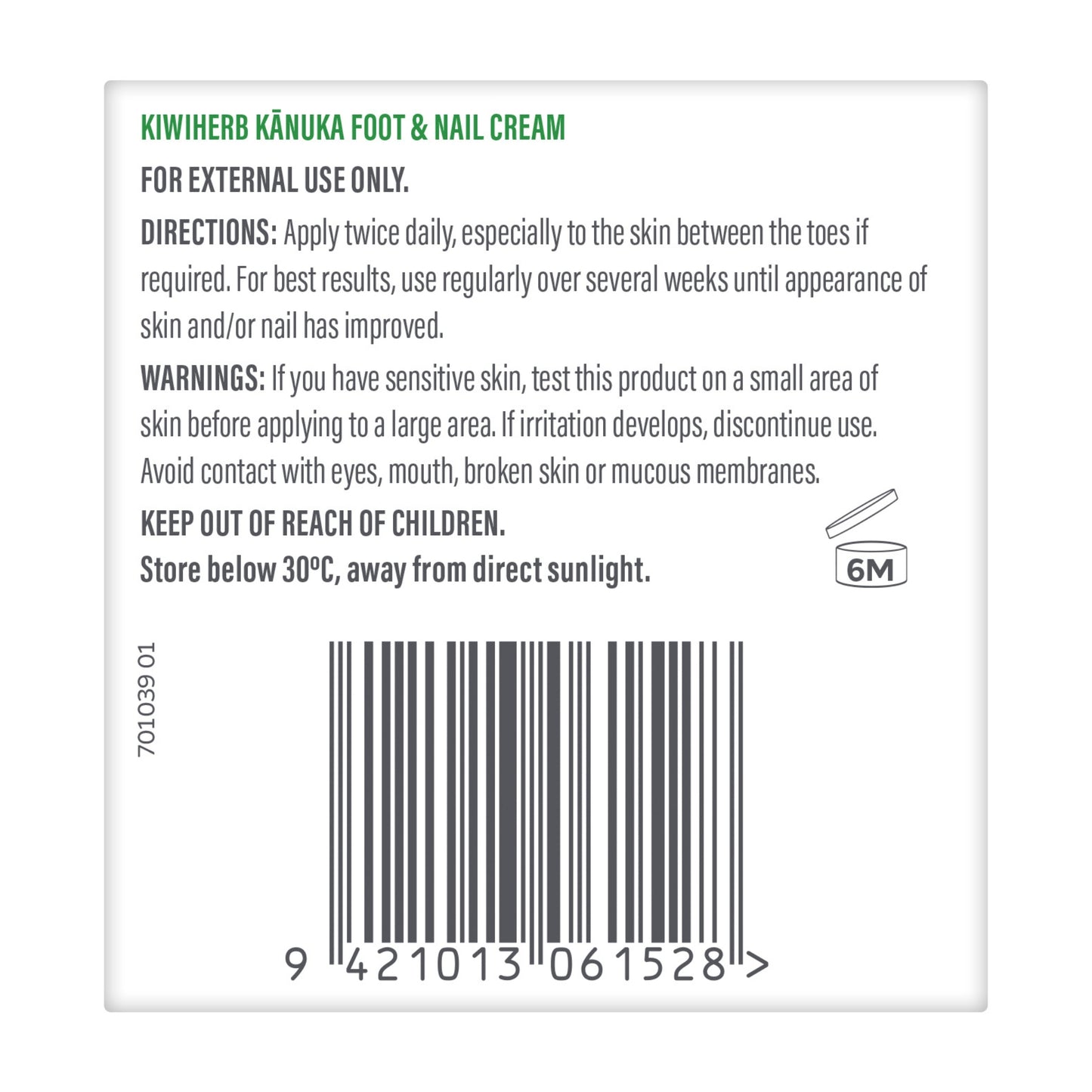Kānuka Foot & Nail Cream