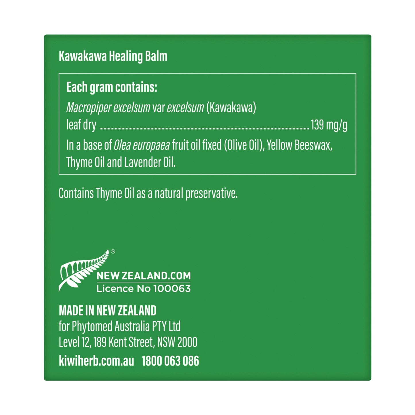 Kawakawa Healing Balm